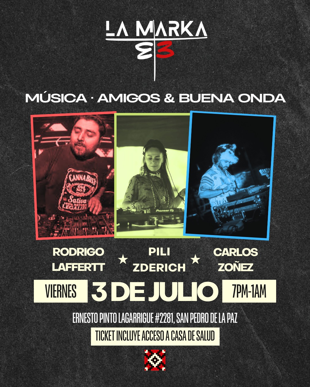Flyer Música • Amigos & Buena Onda